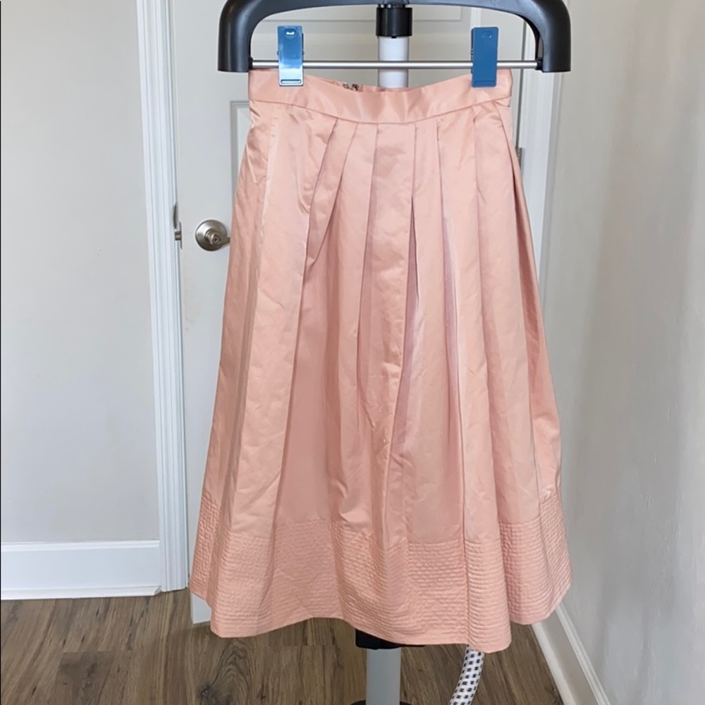 Banana Republic pink midi skirt